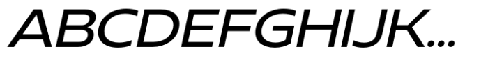 Neue Reman Gt Medium Expanded Italic Font UPPERCASE