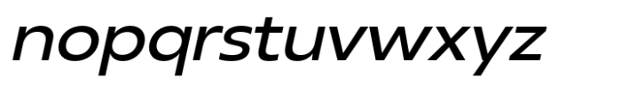 Neue Reman Gt Medium Semi Expanded Italic Font LOWERCASE