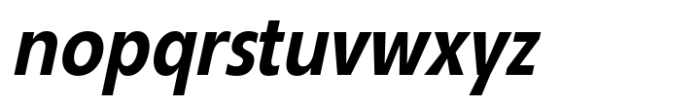 Neue Reman Gt Semi Bold Condensed Italic Font LOWERCASE