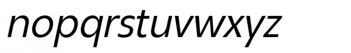 Neue Reman Gt Semi Condensed Italic Font LOWERCASE