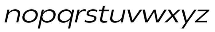 Neue Reman Gt Semi Expanded Italic Font LOWERCASE