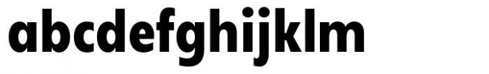 Neue Reman Sans Bold Condensed Font LOWERCASE