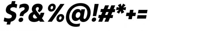 Neue Reman Sans Bold Semi Condensed Italic Font OTHER CHARS