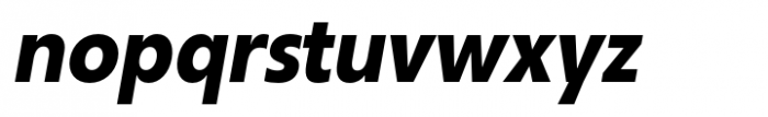 Neue Reman Sans Bold Semi Condensed Italic Font LOWERCASE