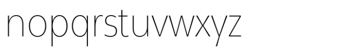 Neue Reman Sans Extra Light Condensed Font LOWERCASE