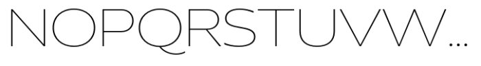 Neue Reman Sans Extra Light Expanded Font UPPERCASE
