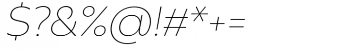 Neue Reman Sans Extra Light Italic Font OTHER CHARS