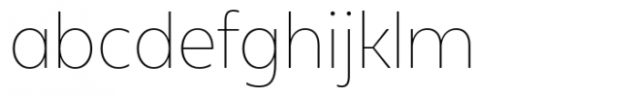 Neue Reman Sans Extra Light Semi Condensed Font LOWERCASE
