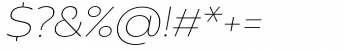 Neue Reman Sans Extra Light Semi Exp Italic Font OTHER CHARS
