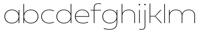 Neue Reman Sans Extra Light Semi Expanded Font LOWERCASE