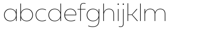Neue Reman Sans Extra Light Font LOWERCASE
