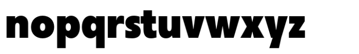 Neue Reman Sans Heavy Semi Condensed Font LOWERCASE