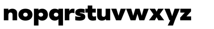 Neue Reman Sans Heavy Semi Expanded Font LOWERCASE