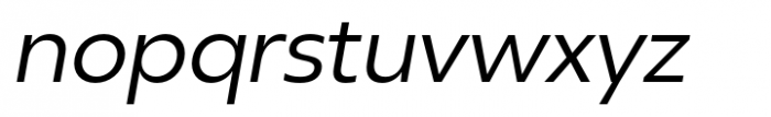 Neue Reman Sans Italic Font LOWERCASE