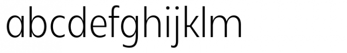 Neue Reman Sans Light Condensed Font LOWERCASE
