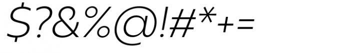 Neue Reman Sans Light Italic Font OTHER CHARS