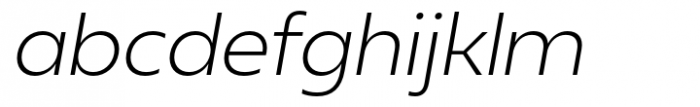 Neue Reman Sans Light Italic Font LOWERCASE