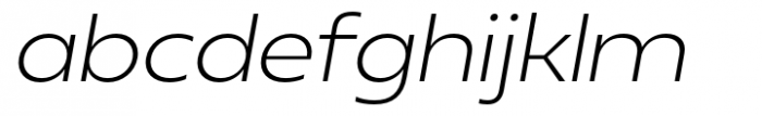 Neue Reman Sans Light Semi Expanded Italic Font LOWERCASE