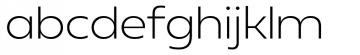 Neue Reman Sans Light Semi Expanded Font LOWERCASE