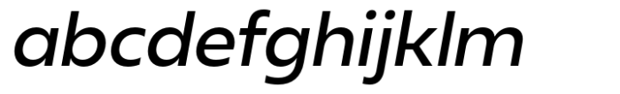 Neue Reman Sans Medium Italic Font LOWERCASE