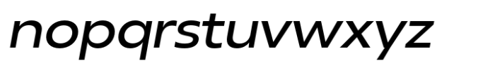 Neue Reman Sans Medium Semi Expanded Italic Font LOWERCASE