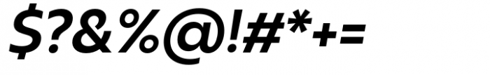 Neue Reman Sans Semi Bold Italic Font OTHER CHARS