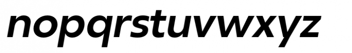 Neue Reman Sans Semi Bold Italic Font LOWERCASE