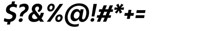 Neue Reman Sans Semi Bold Semi Condensed Italic Font OTHER CHARS