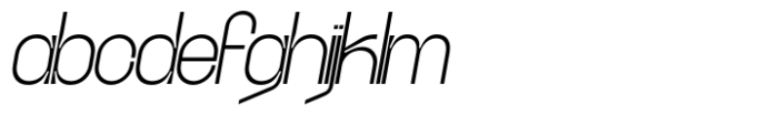 Neue School Hairline Italic Font LOWERCASE