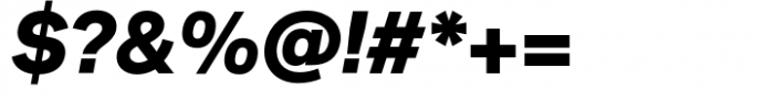 Neue Singular D Extra Bold Italic Font OTHER CHARS