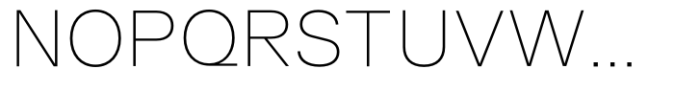 Neue Singular D Extra Thin Font UPPERCASE