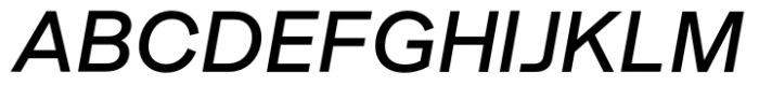 Neue Singular D Medium Italic Font UPPERCASE