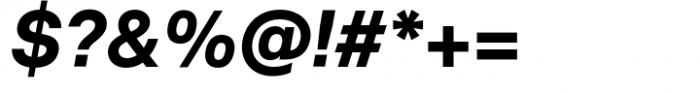 Neue Singular H Bold Italic Font OTHER CHARS