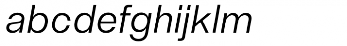 Neue Singular H Light Italic Font LOWERCASE
