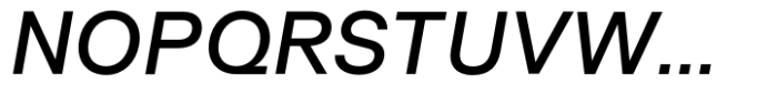 Neue Singular H Medium Italic Font UPPERCASE