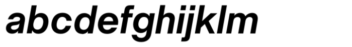 Neue Singular H Semi Bold Italic Font LOWERCASE