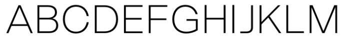 Neue Singular H Thin Font UPPERCASE