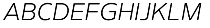 Neue Singular V Extra Light Italic Font UPPERCASE
