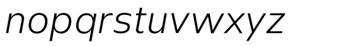 Neue Singular V Extra Light Italic Font LOWERCASE