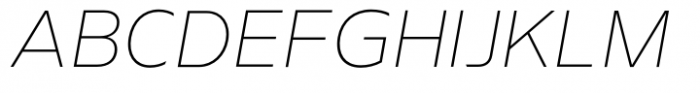 Neue Singular V Extra Thin Italic Font UPPERCASE
