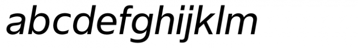 Neue Singular V Regular Italic Font LOWERCASE
