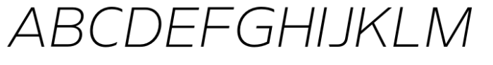 Neue Singular V Thin Italic Font UPPERCASE