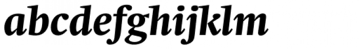 Neue Swift Pro Bold Italic Font LOWERCASE