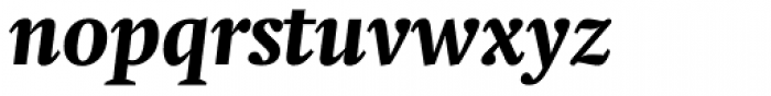 Neue Swift Pro Bold Italic Font LOWERCASE