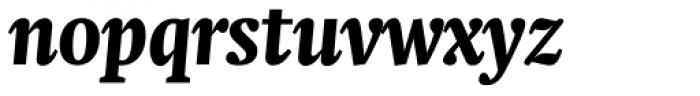 Neue Swift Pro Condensed Black Italic Font LOWERCASE