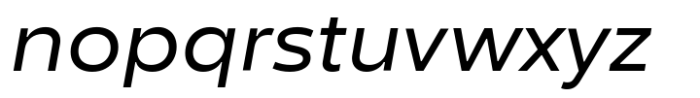 Neue Tarasque Regular Italic Font LOWERCASE