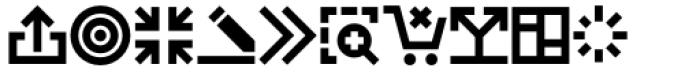 Neue UXUI Icons Black Font UPPERCASE