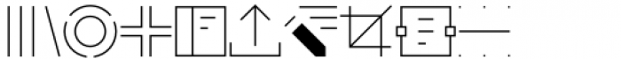 Neue UXUI Icons Thin Font LOWERCASE