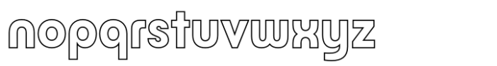 Neue York Outline Font LOWERCASE