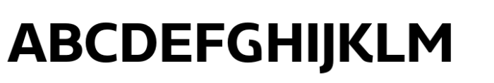 NeueType Extra Bold Font UPPERCASE